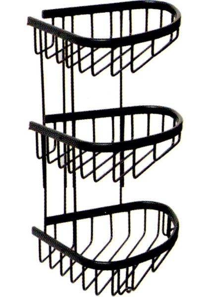 Siyah Üçlü Şampuanlık