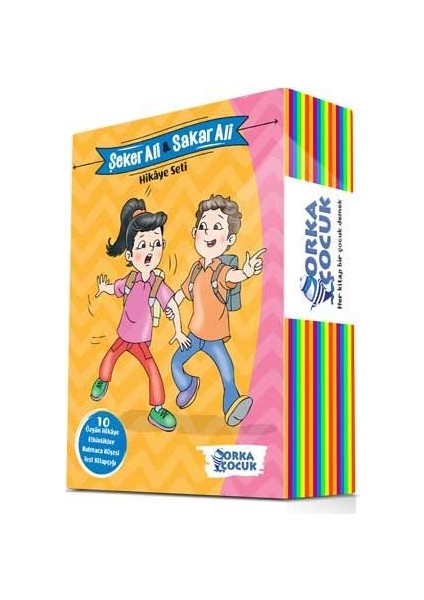 Şeker Ali ve Sakar Ali Hikaye Seti - 10 Kitap