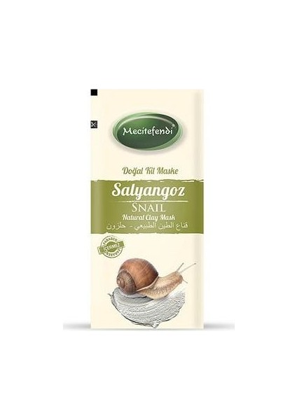 Doğal Kil Maske Salyangoz 20 gr (Tek Kullanımlık)
