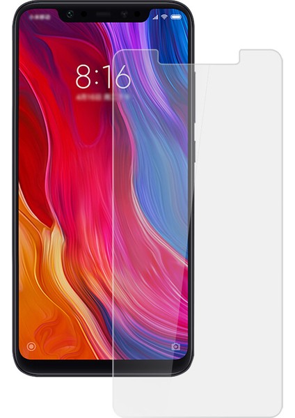 Xiaomi Mi 8 SE Cam Ekran Koruyucu Şeffaf
