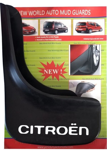 Citröen C3 2009 Model Sonrası 4'lü Paçalık-Çamurluk-Tozluk fiyatları