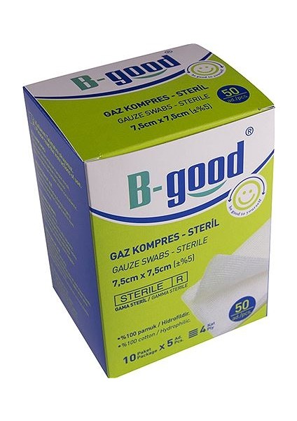 Hidrofil Gaz Kompres Bez Steril 50'li