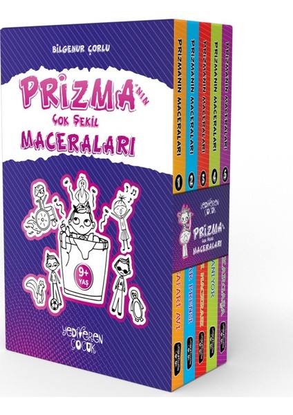 Prizma’nın Çok Şekil Maceraları Seti (5 Kitap Takım) - Bilgenur Çorlu