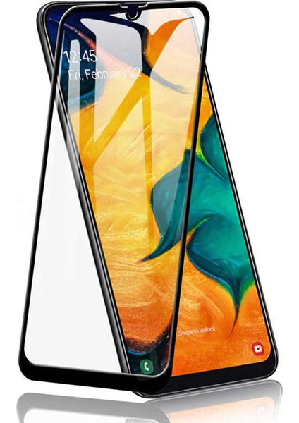 Samsung Galaxy M30S Zore 5D Tam Ekran Cam Ekran Koruyucu