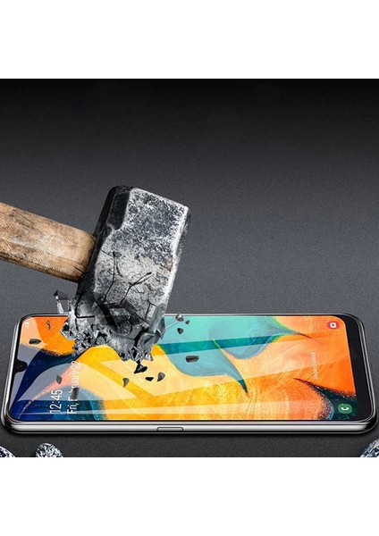 Samsung Galaxy M30S Zore 5D Tam Ekran Cam Ekran Koruyucu