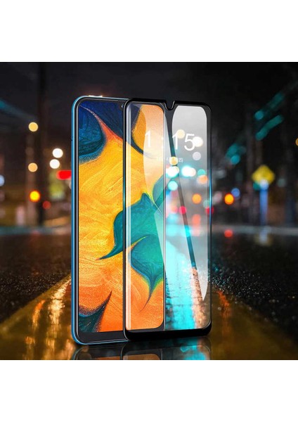 Samsung Galaxy M30S Zore 5D Tam Ekran Cam Ekran Koruyucu
