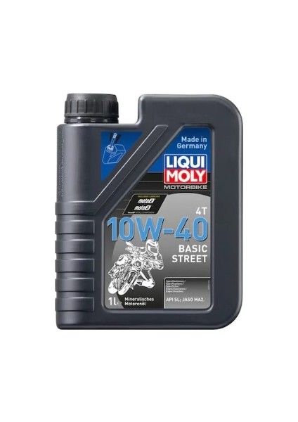 Lıquı Moly Liqui Moly 10W40 Basic Scooter / (10W40) 4T Mineral Scooter Motosiklet Yağı (1L)