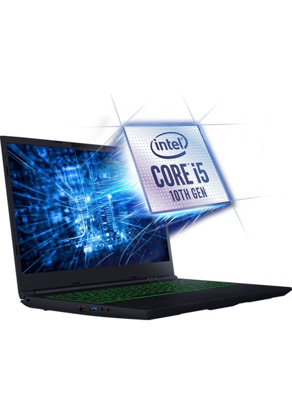 Abra A5 V15.5.1 Intel Core i5 10300H 8GB 500GB SSD GTX1650 Freedos 15.6'' FHD Taşınabilir Bilgisayar