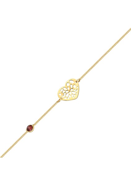 Altın Kalp Gurmet Bileklik