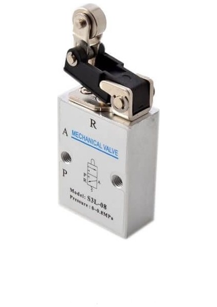 Mini Mekanik 3/2 Valfler 1/4 3-2 Makaralı Valf