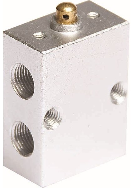 Mini Mekanik 3/2 Valfler 1/8 3-2 Pimli Gövde Valf