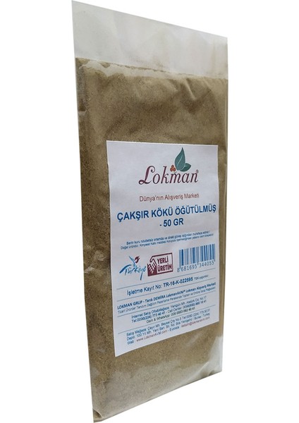 Çakşır Kökü Öğütülmüş 50 gr Paket