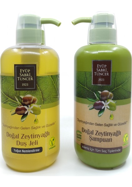 Doğal Zeytin Yağlı Şampuan + Duş Jeli
