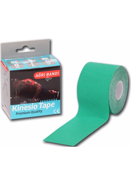 Kinesio Tape Ağrı Sporcu Bandı Yeşil