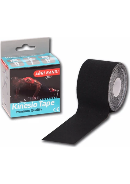 Kinesio Tape Ağrı Sporcu Bandı Siyah