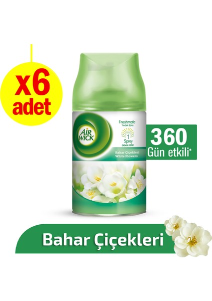 Airwick Freshmatic Yedek Bahar Çiçekleri 6Li