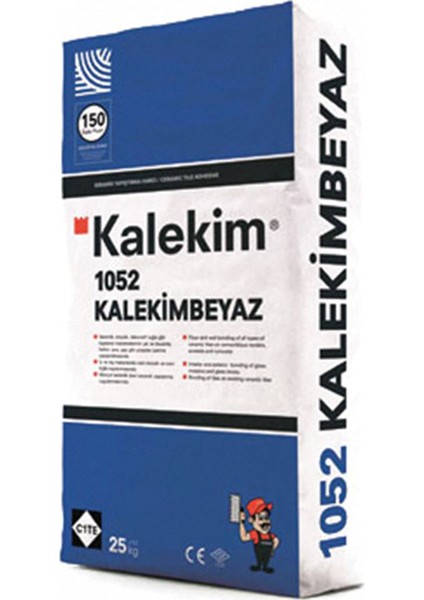 1052 Kalekim Seramik Yapıştırma Harcı Beyaz