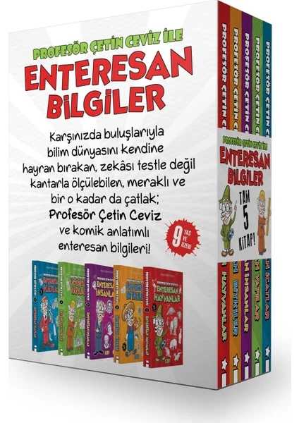 Enteresan Bilgiler Seti (5 Kitap Takım Kutulu) - Ayşe Saliha Emon