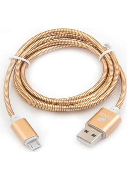 Micro USB Kablo Şarj ve Data Kablosu 2.0A Gold