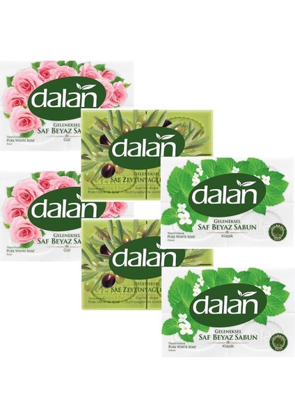 Banyo Sabu Saf Sabun Karma Paket 6 Adet 600 gr