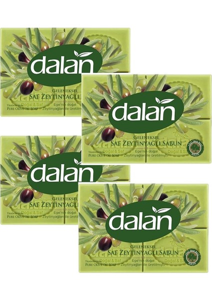 Banyo Sabu Saf Sabun Zeytinyağlı 4 Adet 600 gr