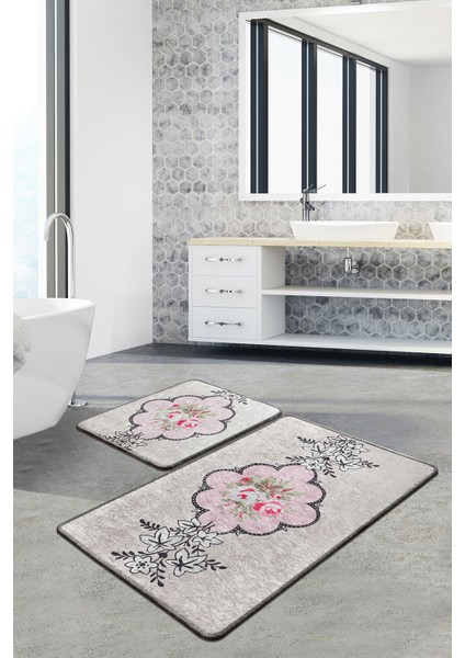 Rosas Djt 2 Li Set Banyo Halısı