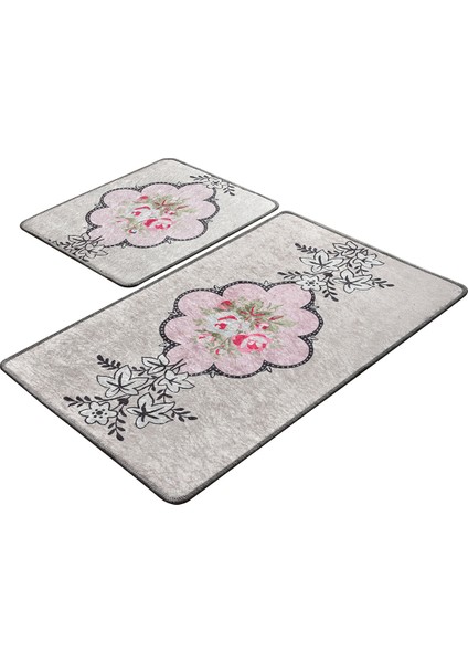 Rosas Djt 2 Li Set Banyo Halısı