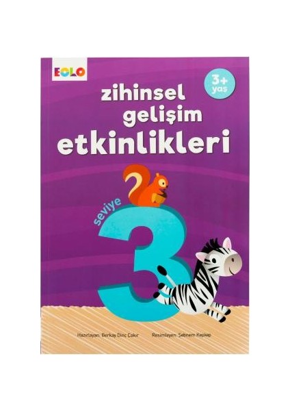 Zihinsel Gelişim Etkinlikleri 1-2-3 Set - (3+ Yaş)