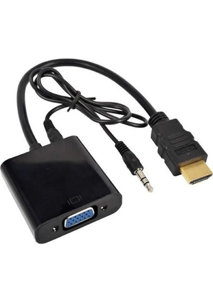 Gomax HDMI To VGA Dönüştürücü + Ses Kablosu