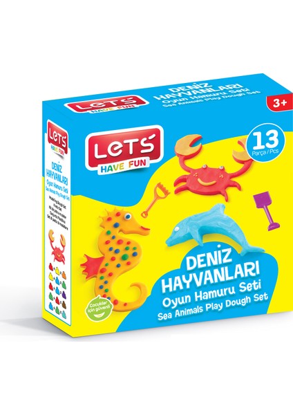 Oyun Hamuru Deniz Hayvanları Seti