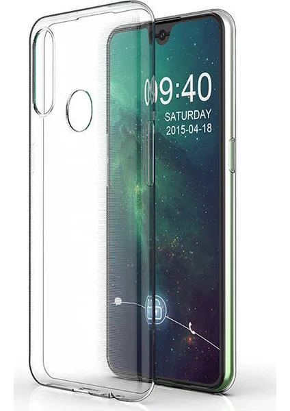 Tekno Grup Oppo A31 Kılıf Darbe Emici Süper Silikon Kılıf Şeffaf