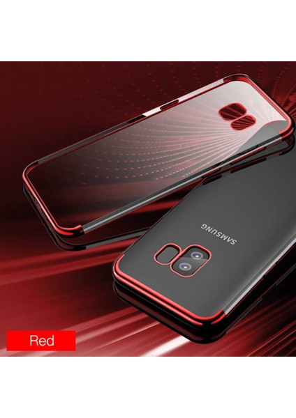 Tekno Grup Realme 5i Kılıf Dört Köşe Renkli Şeffaf Lazer Silikon Gümüş + Tam Kaplayan 6D Nano Ekran Koruyucu