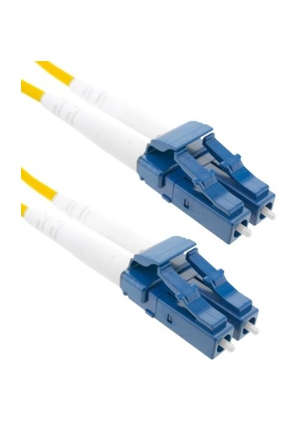 Lc-Lc Sm Dublex Fiber Optik Patch Cord Kablo 1 mt