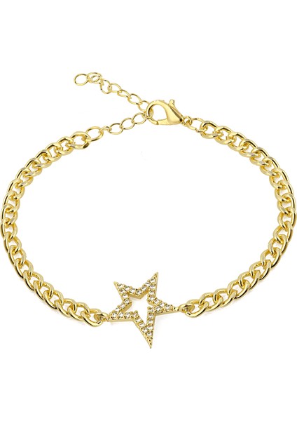 Altın Kaplama Yıldız Bileklik