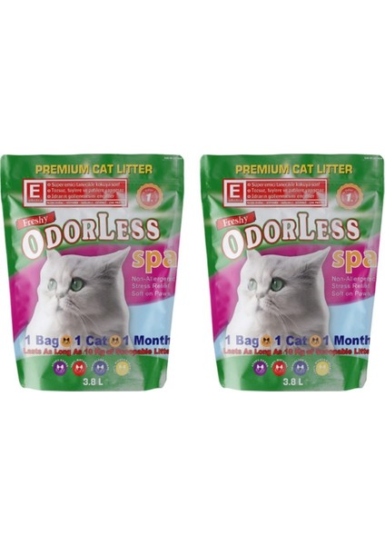 EKSTRA Kedi Kumu 2 Aylık Ekonomik Set (2 adet 3,8 L paket)