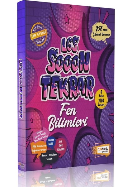 8.sınıf LGS Sooon Tekrar Fen Bilimleri