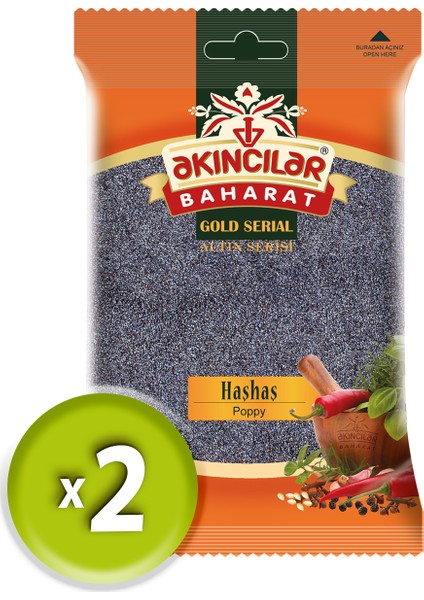 Akıncılar Haşhaş 70 gr  2'li