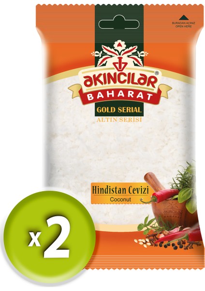 Akıncılar Hindistan Cevizi 60 gr 2'li