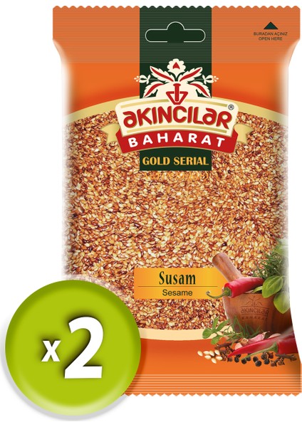 Akıncılar Susam Kavrulmuş 70 gr 2'li