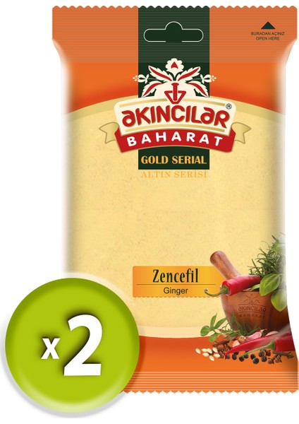 Akıncılar Zencefil 50 gr 2'li