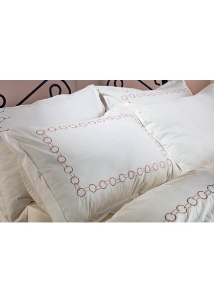 Venita Nakışlı Çift Kişilik Nevresim Takımı Pudra fiyatları