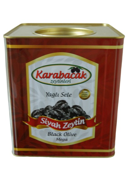 Siyah Zeytin Mega Boy 10 Kğ Teneke