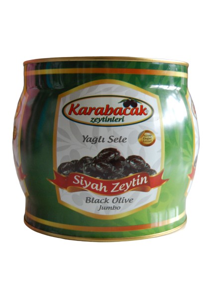 Siyah Zeytin Jumbo Xs Boy 2 Kğ Teneke Kutu