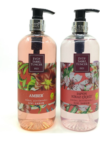 Sıvı Sabun Amber 500 ml ve Japon Kiraz Çiçeği 500 ml