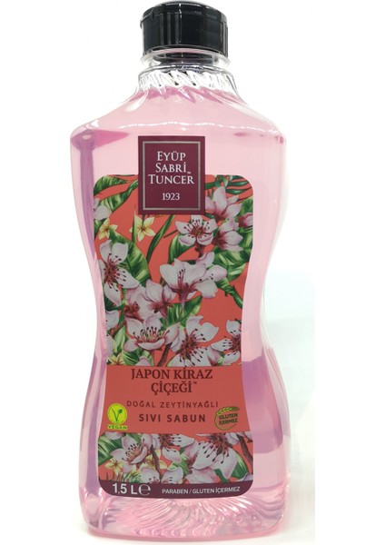 Sıvı Sabun Japon Kiraz Çiçeği 1,5 lt 2'li