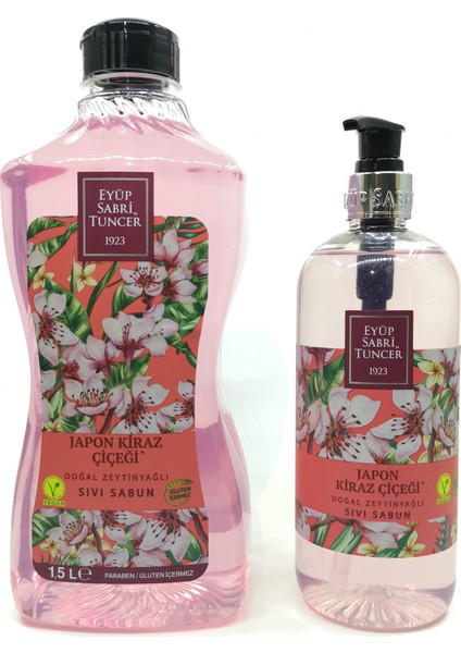 Japon Kiraz Çiçeği Sıvı Sabun Seti