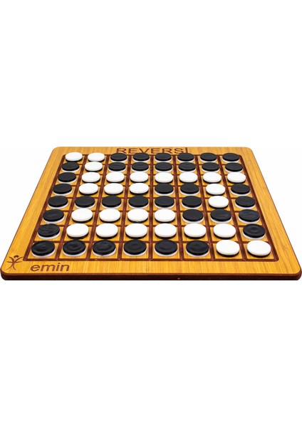 Ahşap Reversi Zeka ve Strateji Oyunu