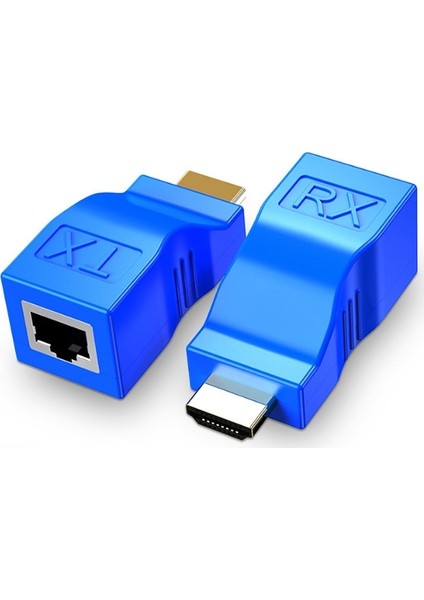 HDMI Extender 4K 3D RJ45 Cat6 ile 30M HDMI Uzatıcı AL-31912