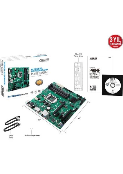 Prime Q370M-C/CSM Intel Q370 DDR4 2666 MHz Lga1151 mAtx Anakart
