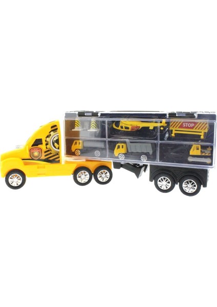 Taşınabilir Die Cast Metal Araçlı İnşaat Kamyonu